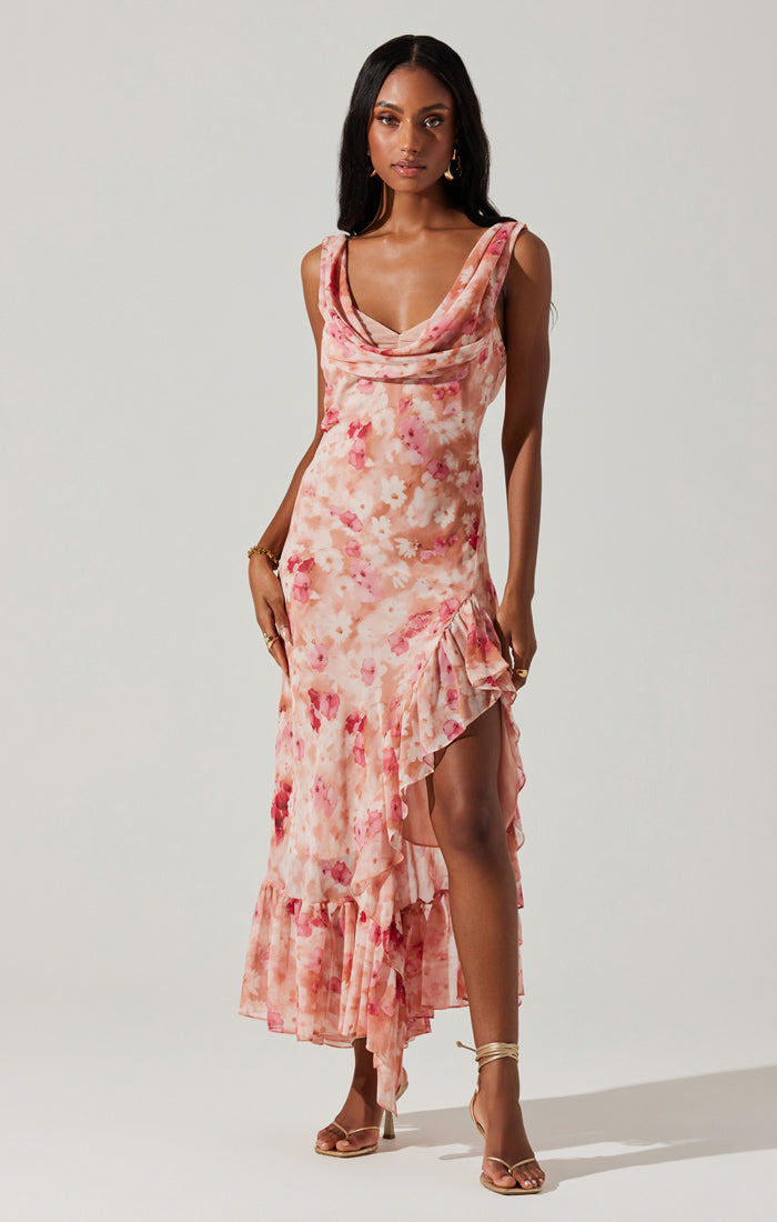 chinese dress ladies Cecilia Maxi Dress – Rungolee Store main image 1