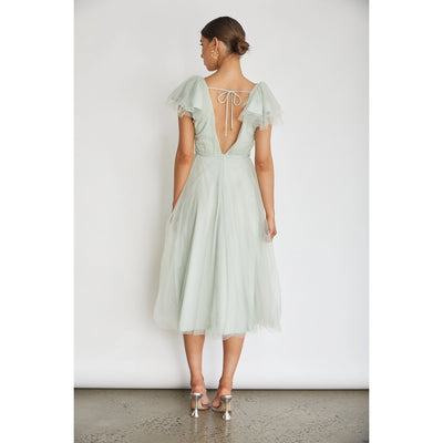 Cecilia Sage Tulle Dress
