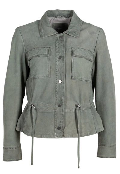 Amaja RF Sage Leather Jacket