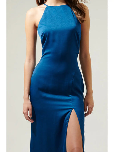 Carmina Blue Maxi Dress