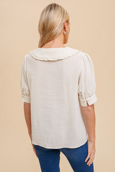 Joel Ivory Gauze Blouse