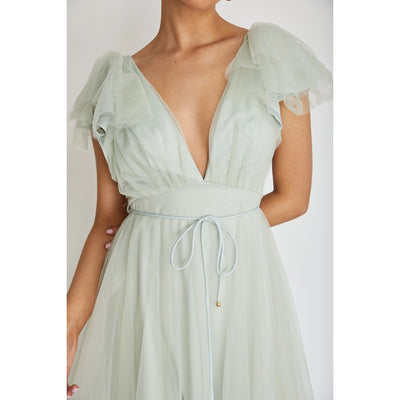 Cecilia Sage Tulle Dress