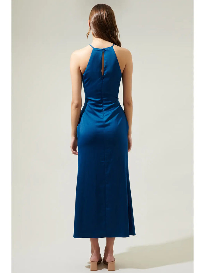 shona joy giselle cocktail midi dress Carmina Blue Maxi Dress – Peachy Lady