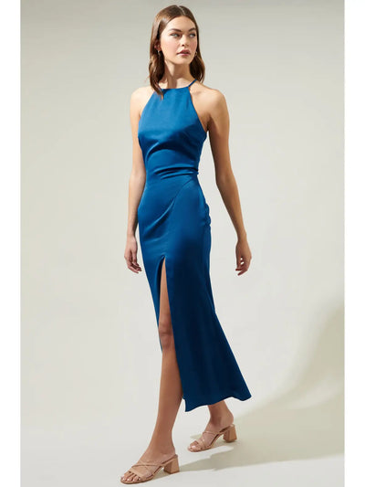 Carmina Blue Maxi Dress