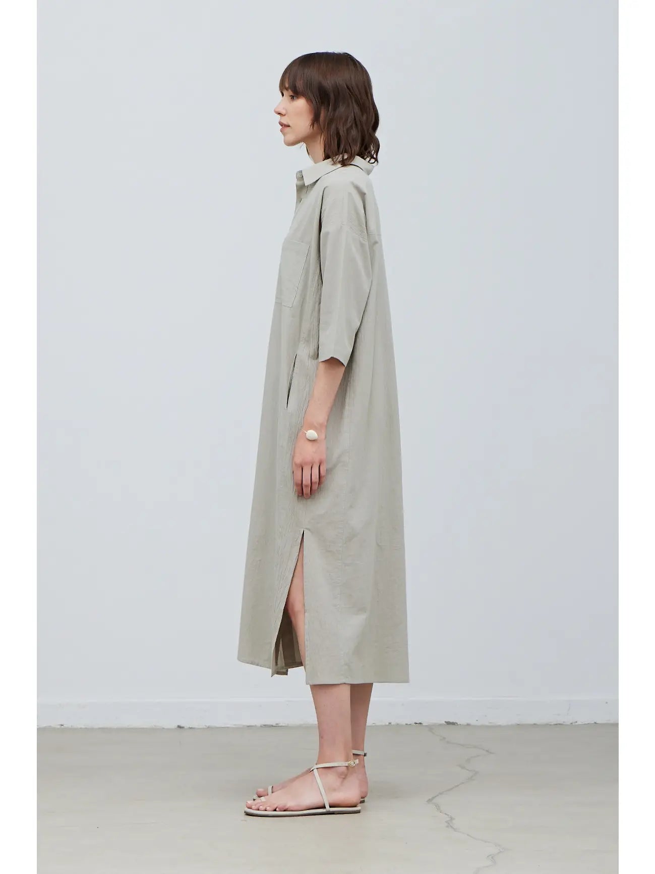Sato Cotton Shirt Dress