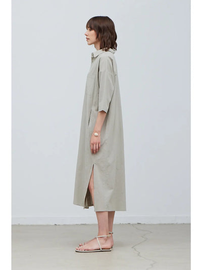 Sato Cotton Shirt Dress