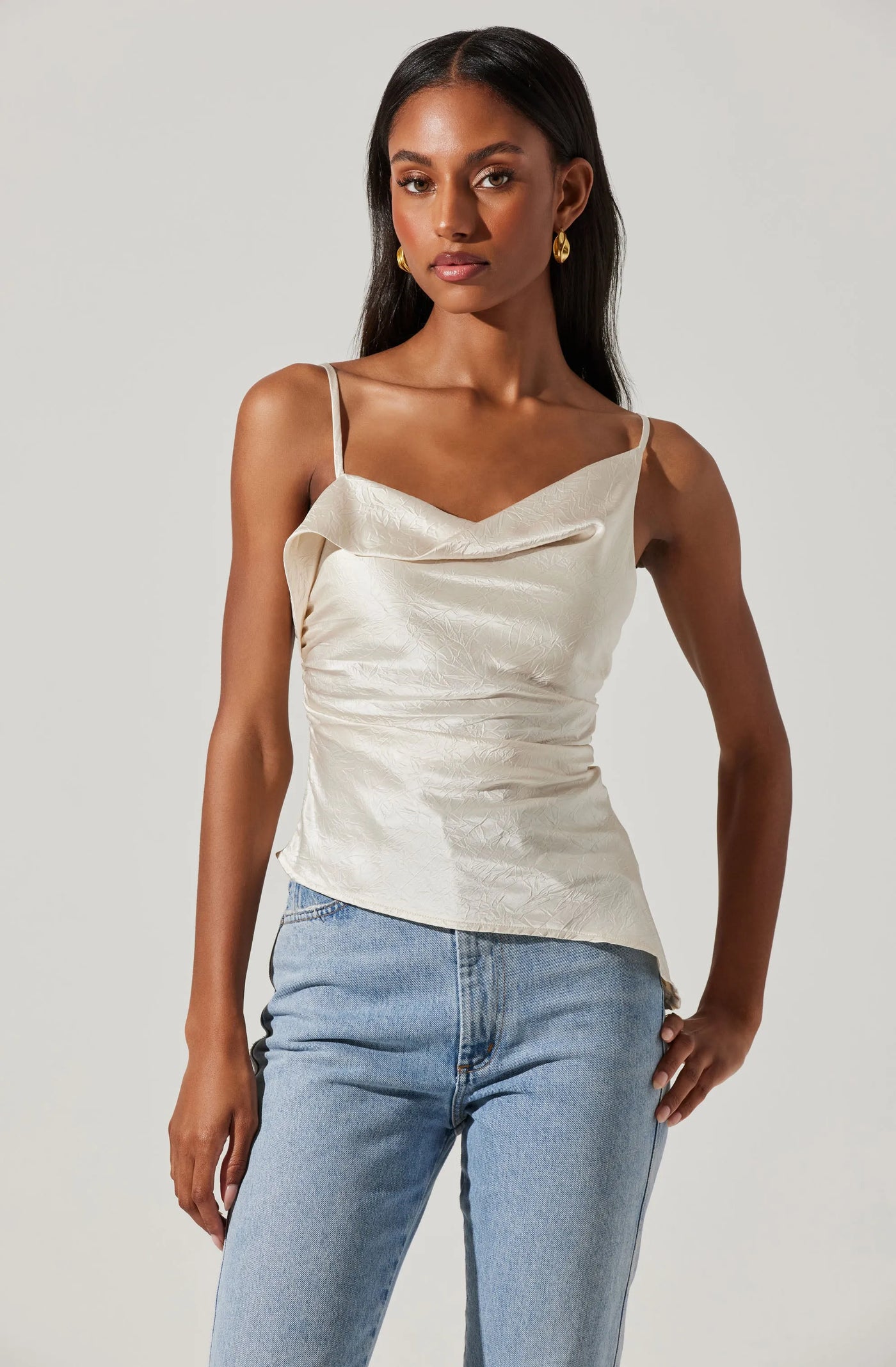Mirie Champagne Tank Top