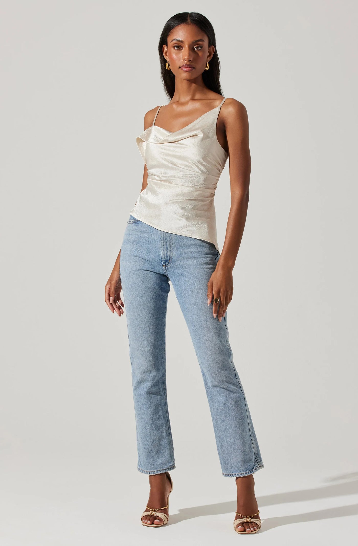 Mirie Champagne Tank Top
