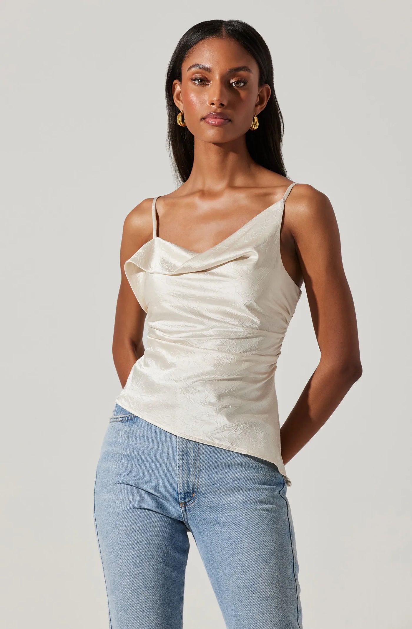 Mirie Champagne Tank Top