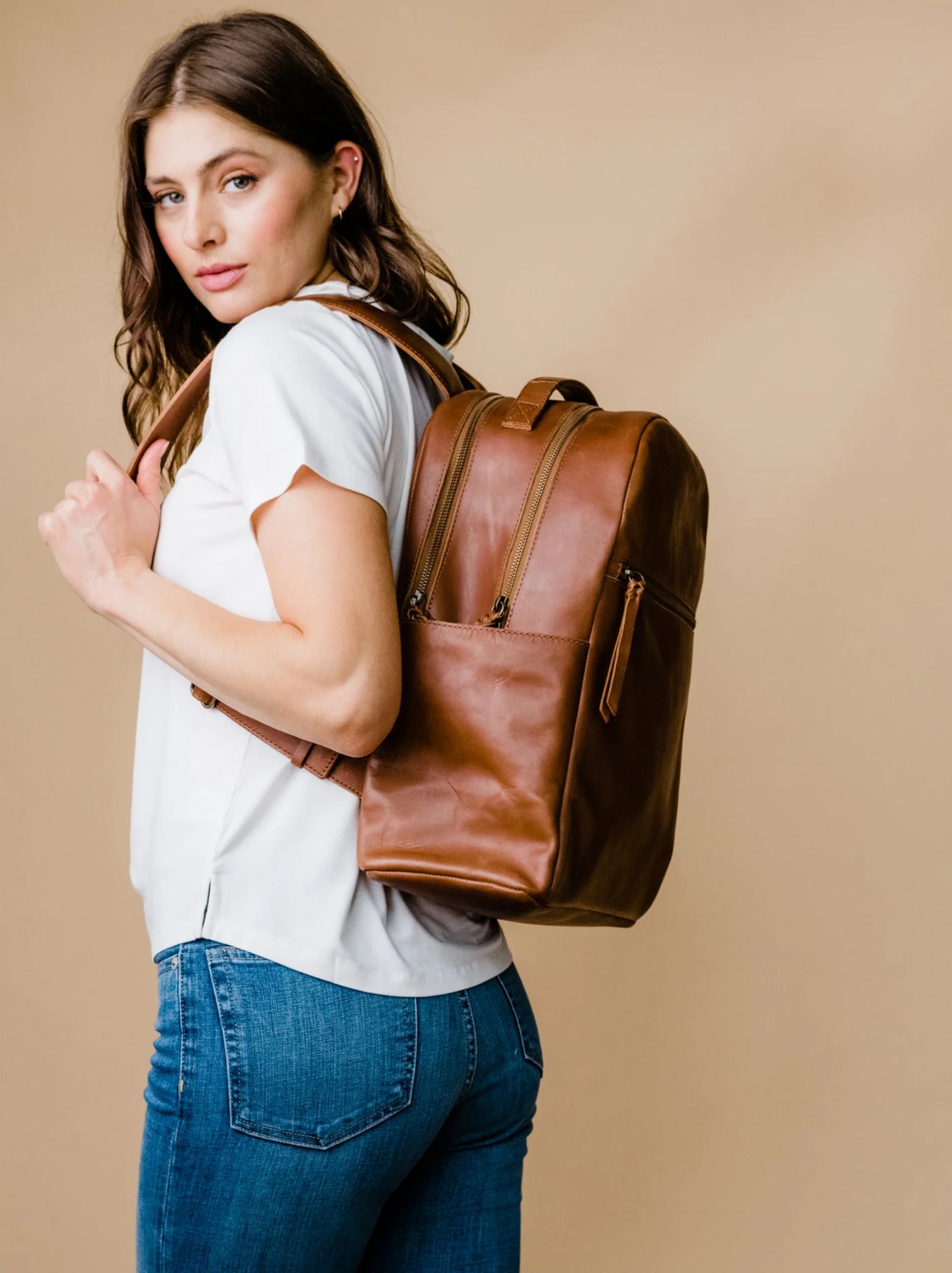 Alem Leather Backpack