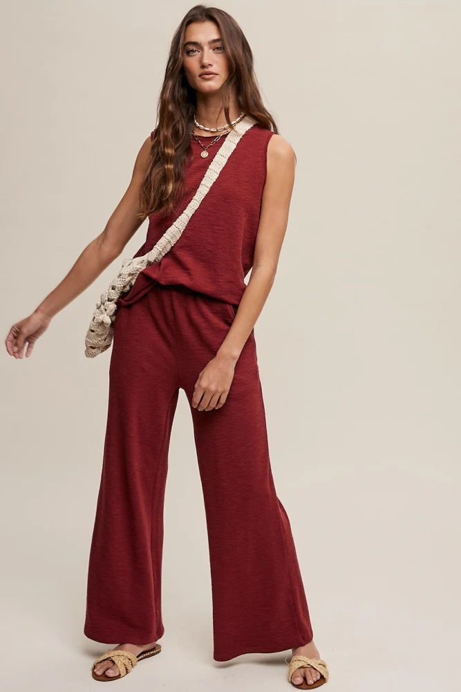 Imane Wine Sweatpant