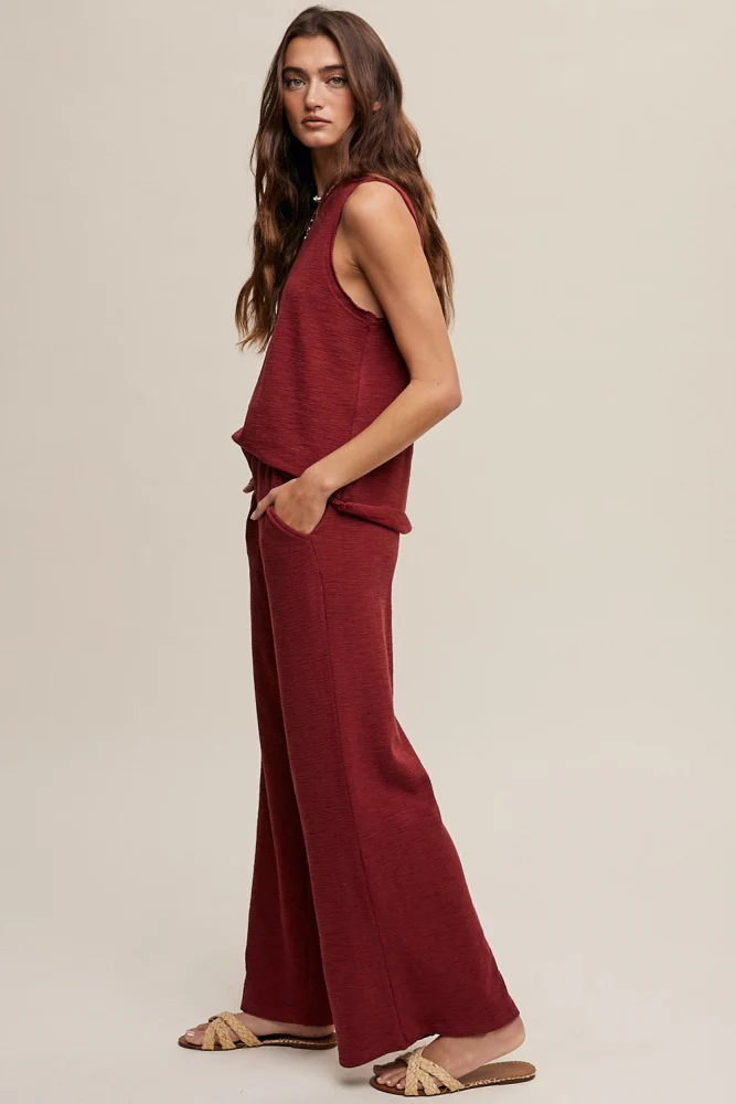 Imane Wine Sweatpant