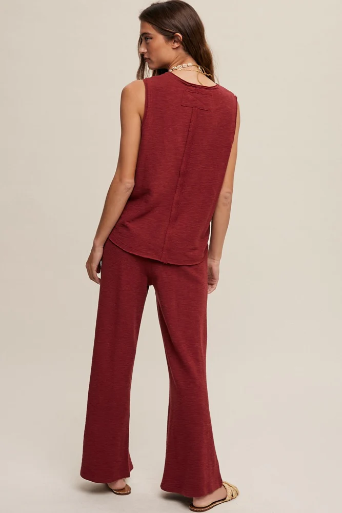Imane Wine Sweatpant