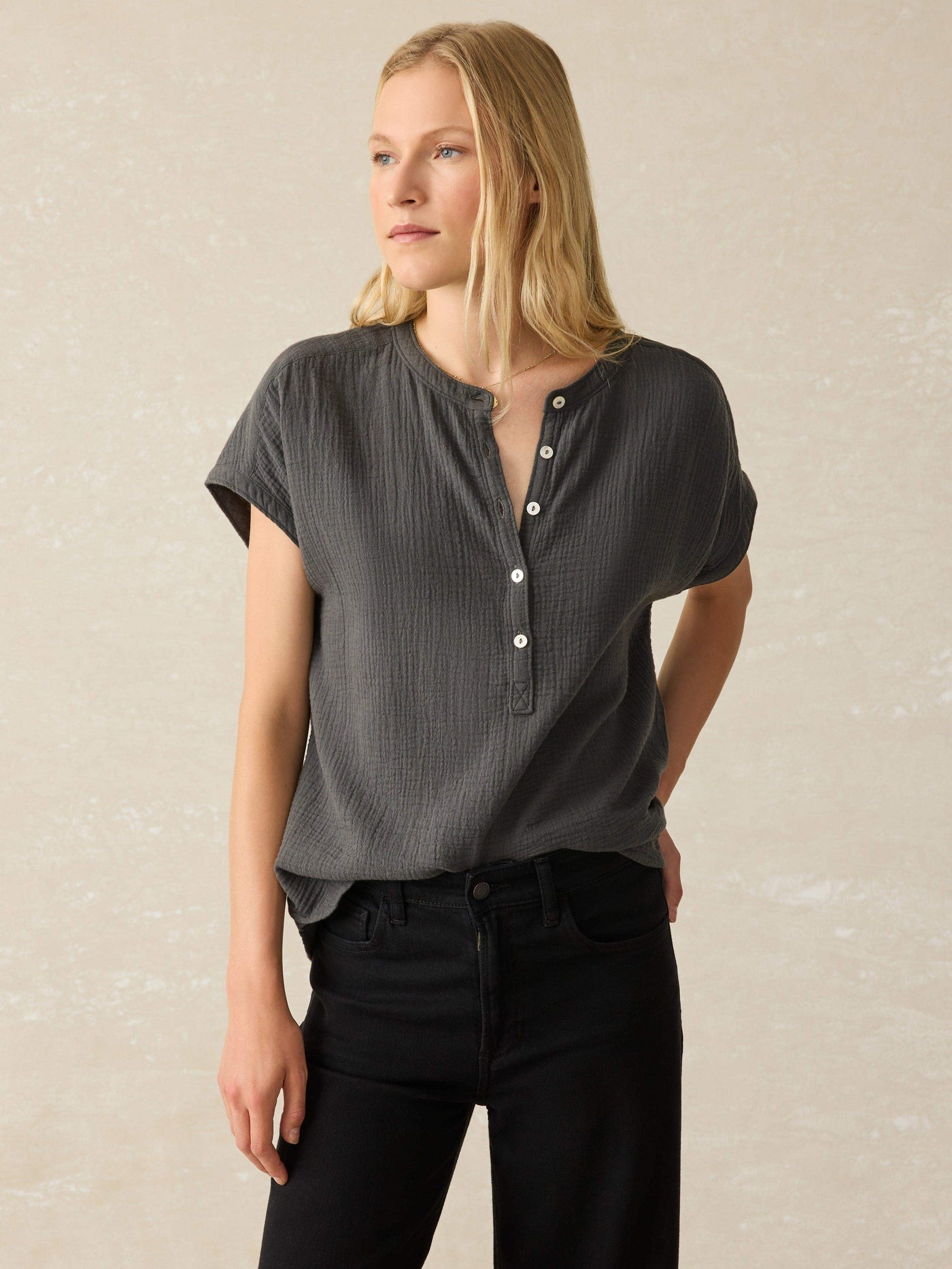 Dream Cotton Gauze Top