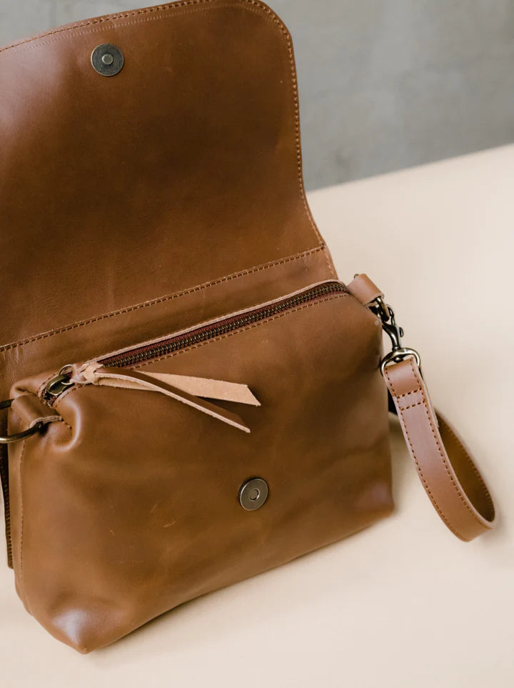 Perry Whiskey Shoulder Crossbody Purse