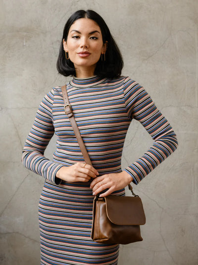 Perry Whiskey Shoulder Crossbody Purse