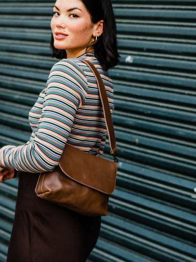 Perry Whiskey Shoulder Crossbody Purse