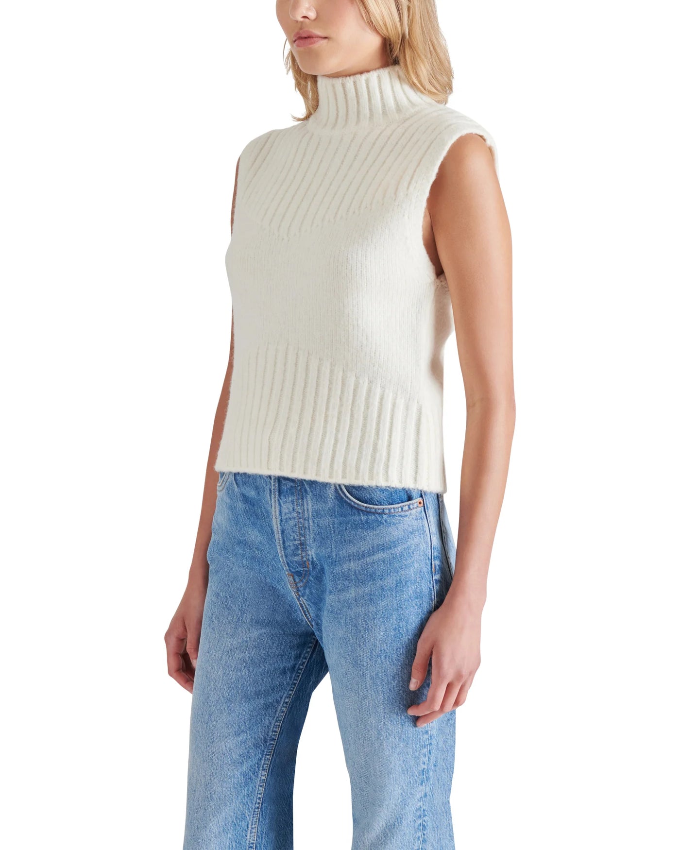 Serin Cream Sweater Top