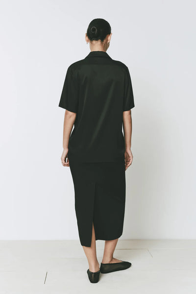 Adieu Black Midi Skirt