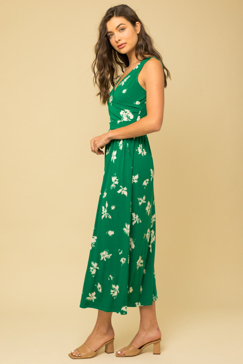 Jeremiah Green Floral Dress