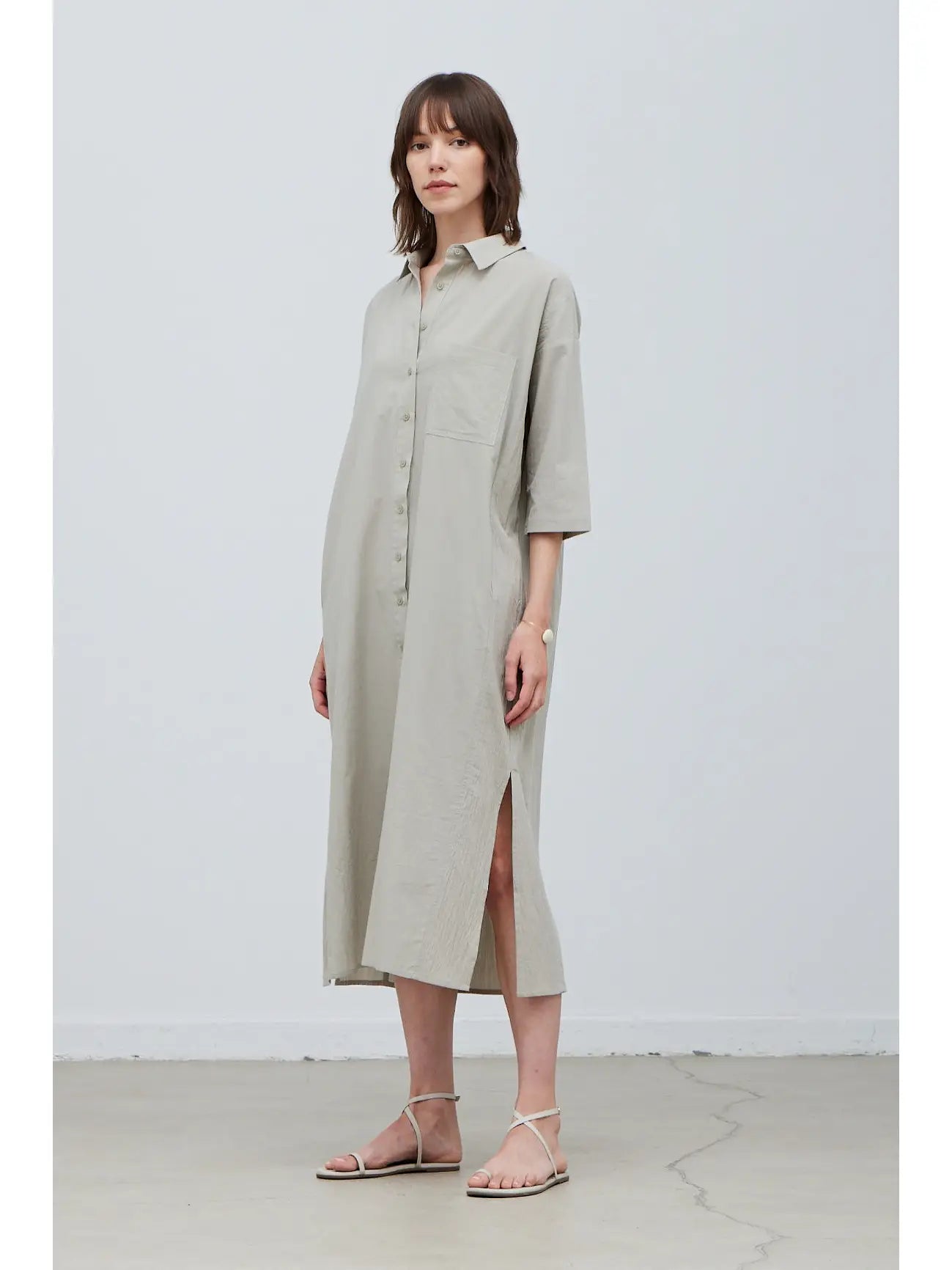 Sato Cotton Shirt Dress
