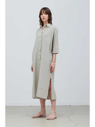 Sato Cotton Shirt Dress
