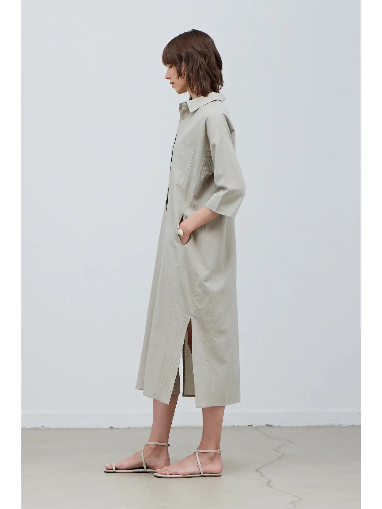 Sato Cotton Shirt Dress
