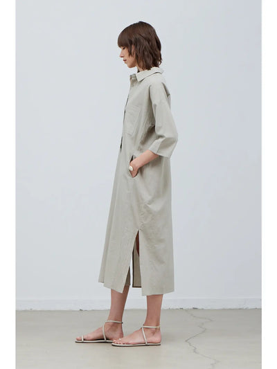 Sato Cotton Shirt Dress