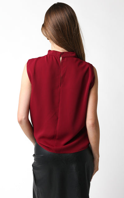 Denise Burgundy Top