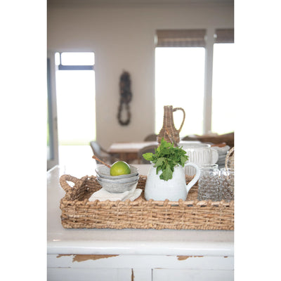 Bankuan Hand-Woven Tray with Handles