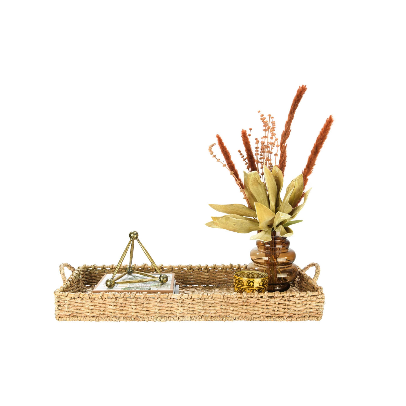 Bankuan Hand-Woven Tray with Handles