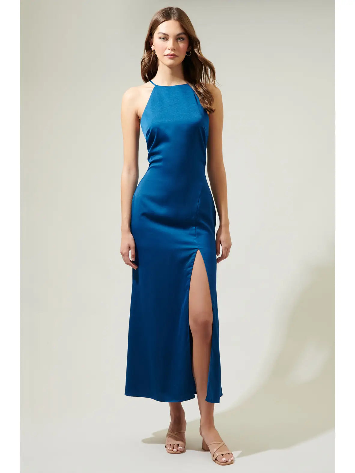 Carmina Blue Maxi Dress