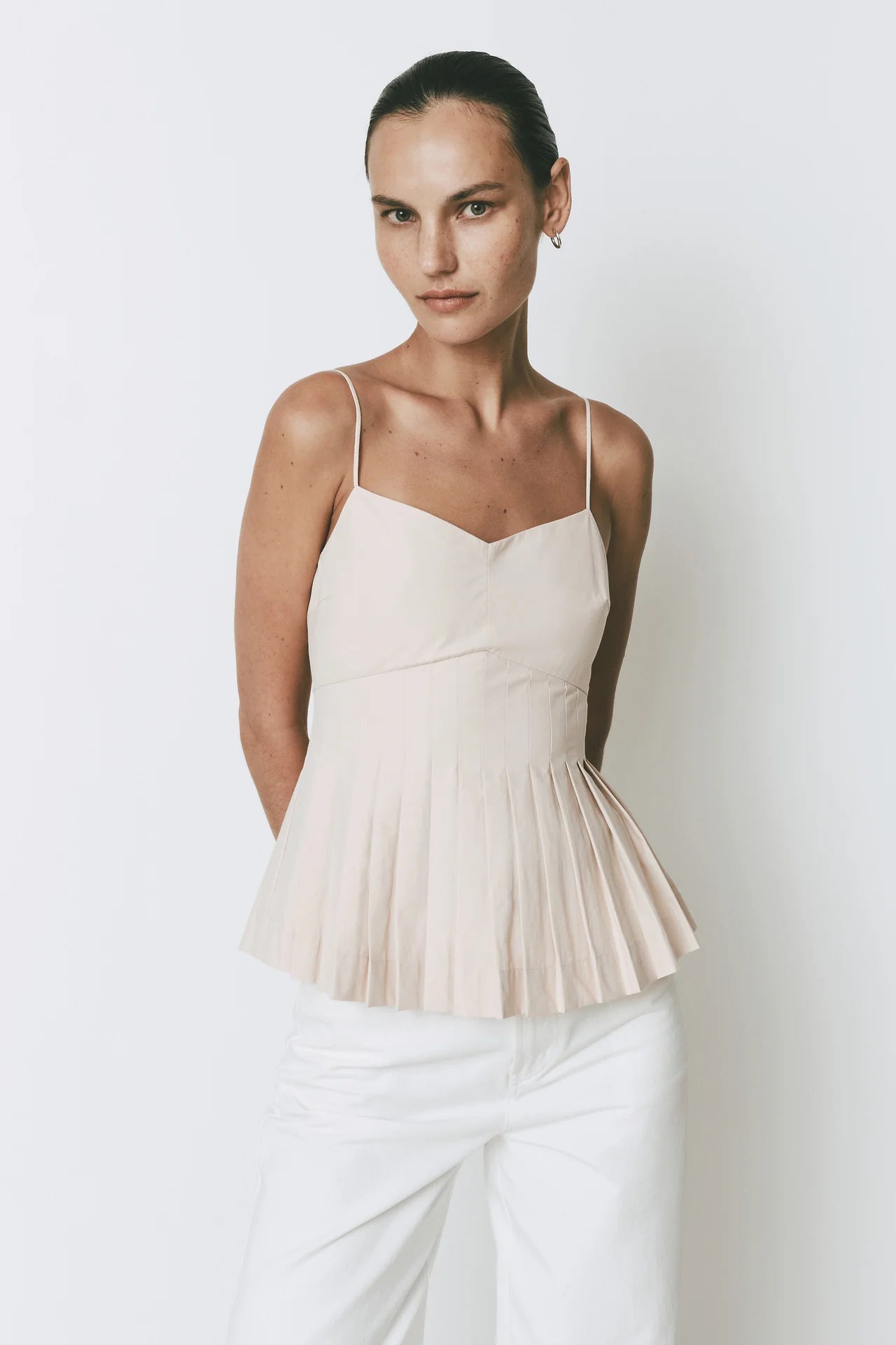Lisse Flutter Top