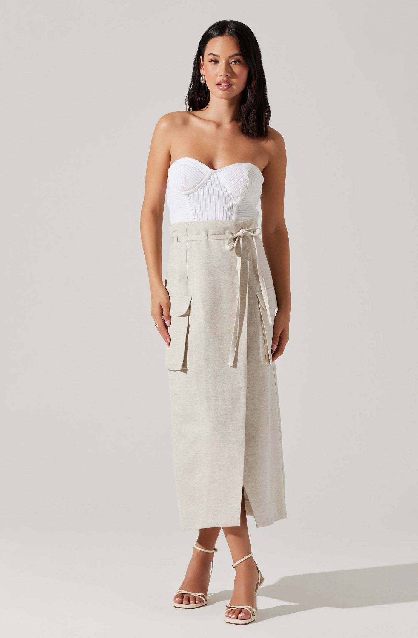 Nara Beige Skirt