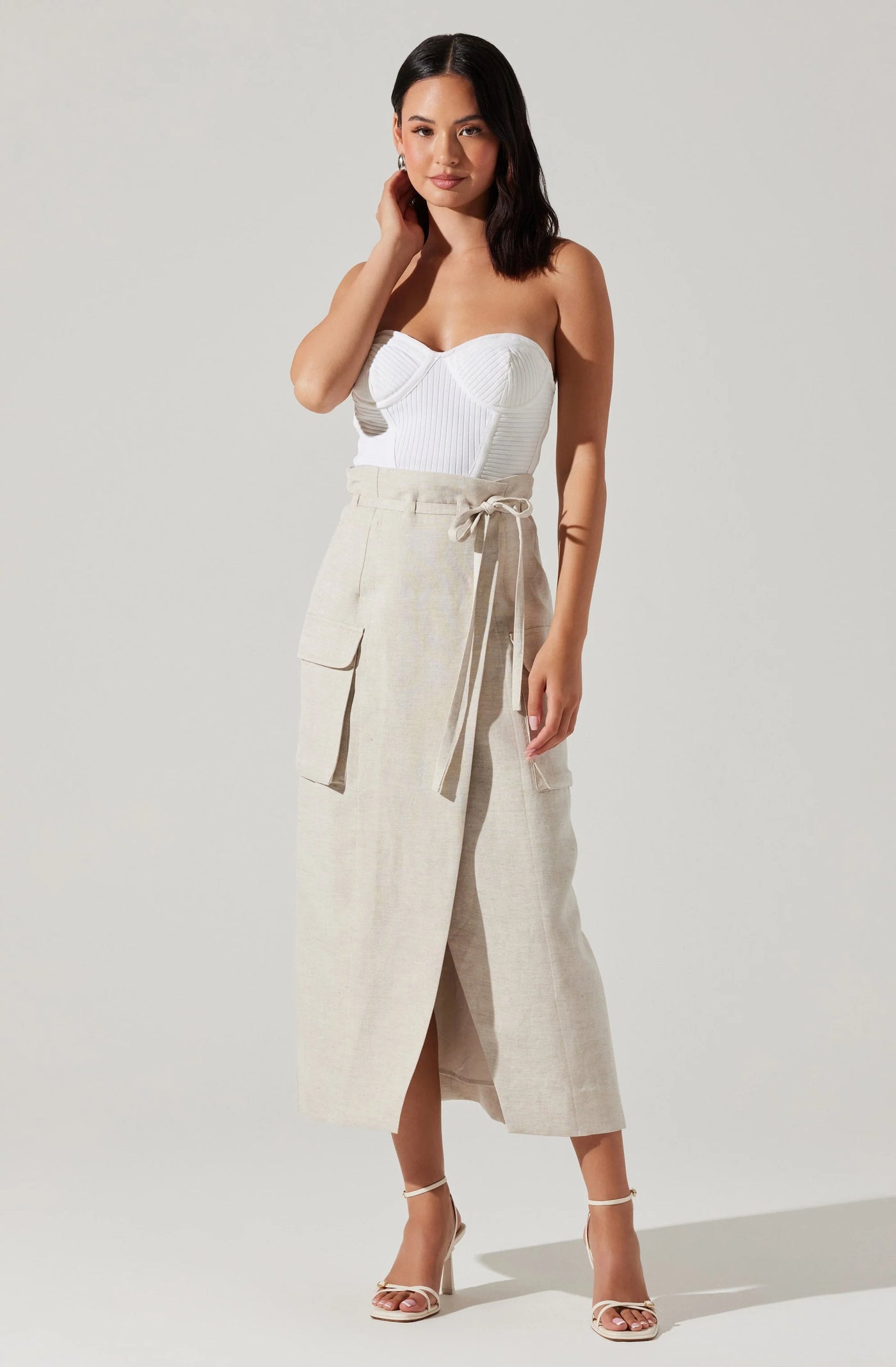 Nara Beige Skirt