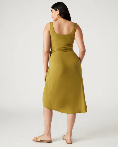 Rhea Olive Dress