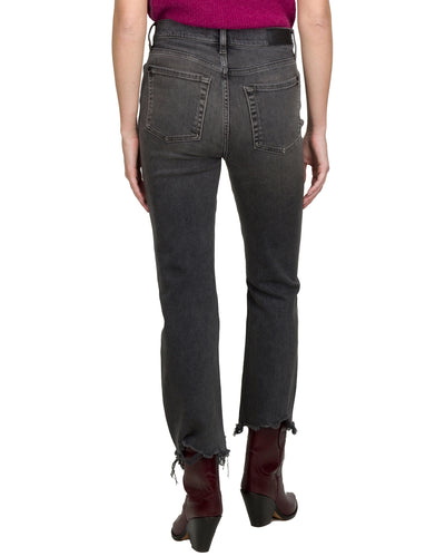 Highwaist Slim Kick in Courage Jeans