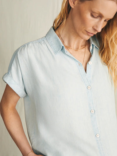 Breeze Shirt Icy Blue Wash