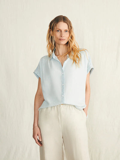 Breeze Shirt Icy Blue Wash