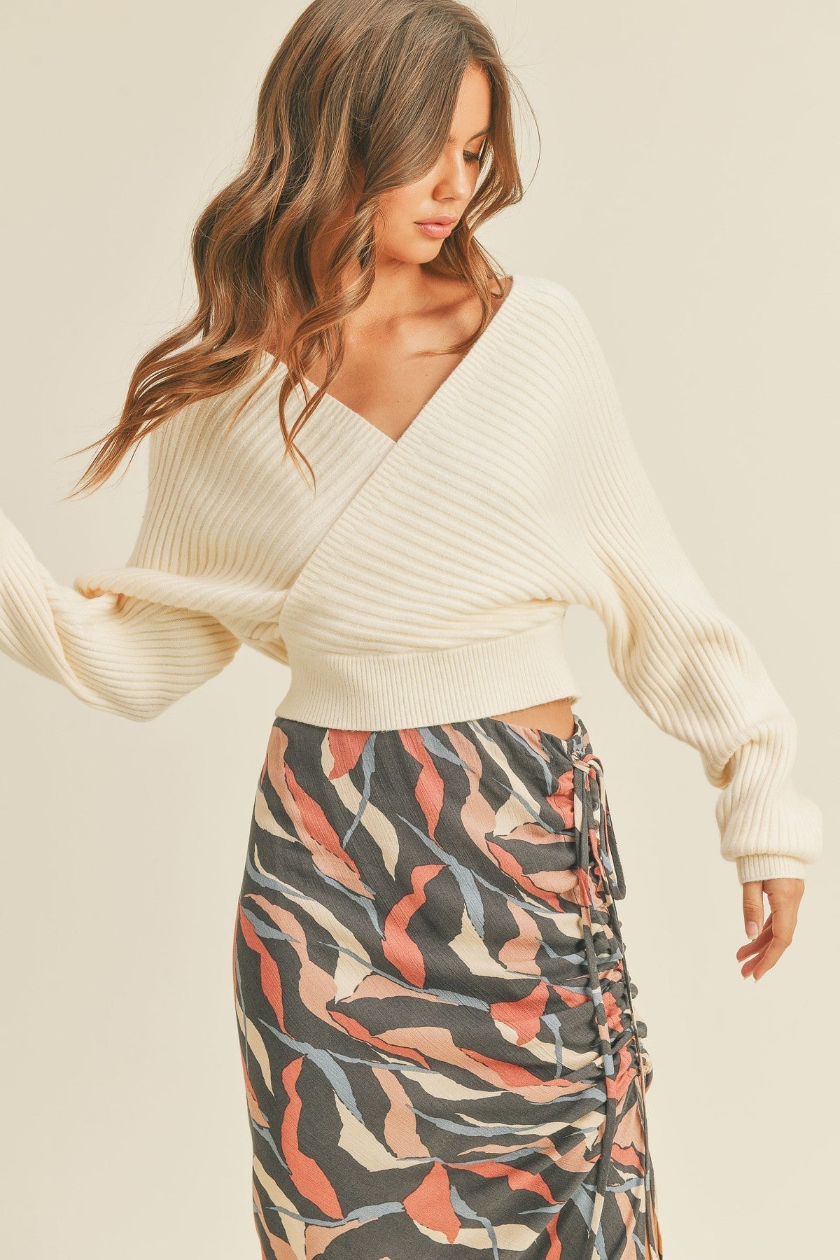 Blake Ivory Sweater Top